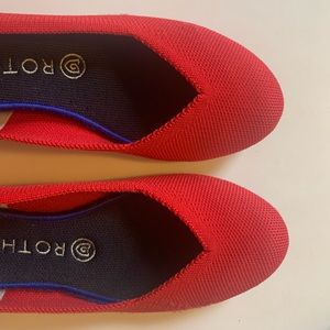 Rothy’s The Flat Red Size 8 Great Condition